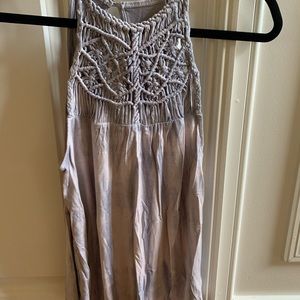 Aerie Purple Halter Tank Top